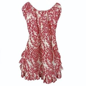 Paper Wings Floral Ruffle Dress Organic Cotton